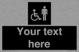 Custom information: black panel disabled and male